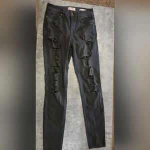 Guess Jeans 1981 Distressed Skinny Size 27 Original Design